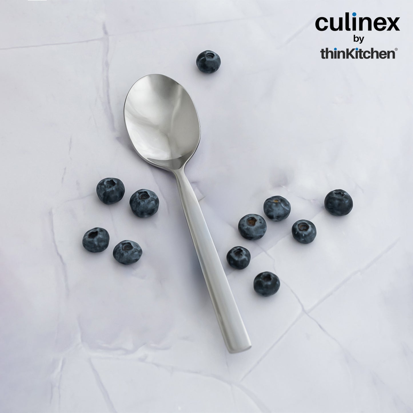 Culinex by thinKitchen|Essen Stainless Steel Dinner Spoon,  Set of 6