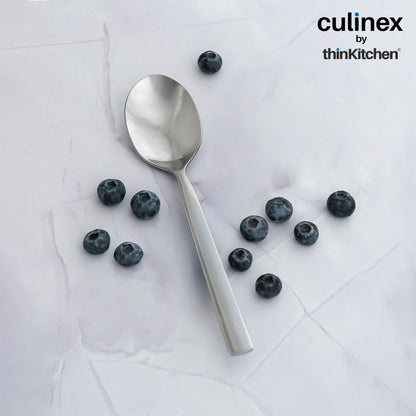 Culinex by thinKitchen|Essen Stainless Steel Dinner Spoon,  Set of 6