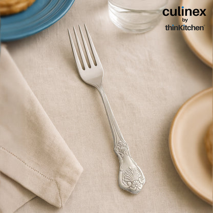 Culinex by thinKitchen|Fest 18/8 Stainless Steel Table Fork,  Set of 6