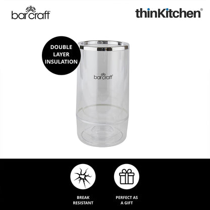 BarCraft Acrylic Double Walled Wine Cooler
