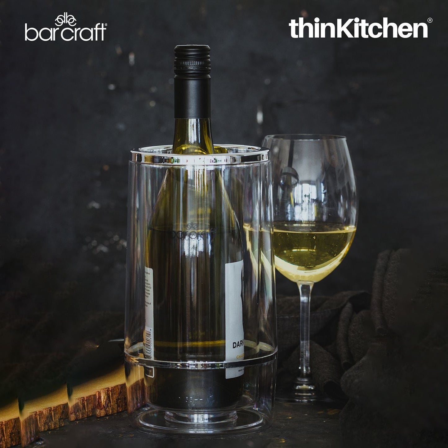 BarCraft Acrylic Double Walled Wine Cooler