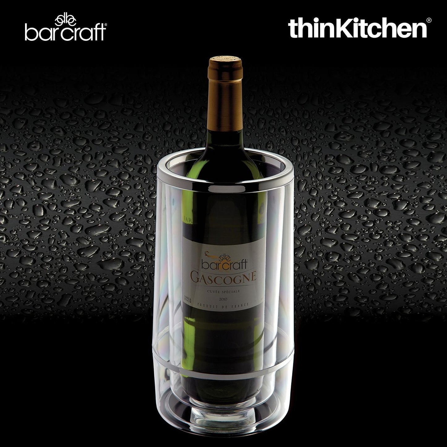 BarCraft Acrylic Double Walled Wine Cooler