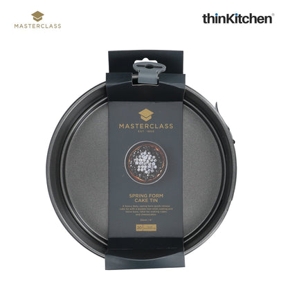 Masterclass Non-Stick Bake Pro Set: American Muffin Pan x Spring Form Loose Base Cake Pan (20cm) combo set