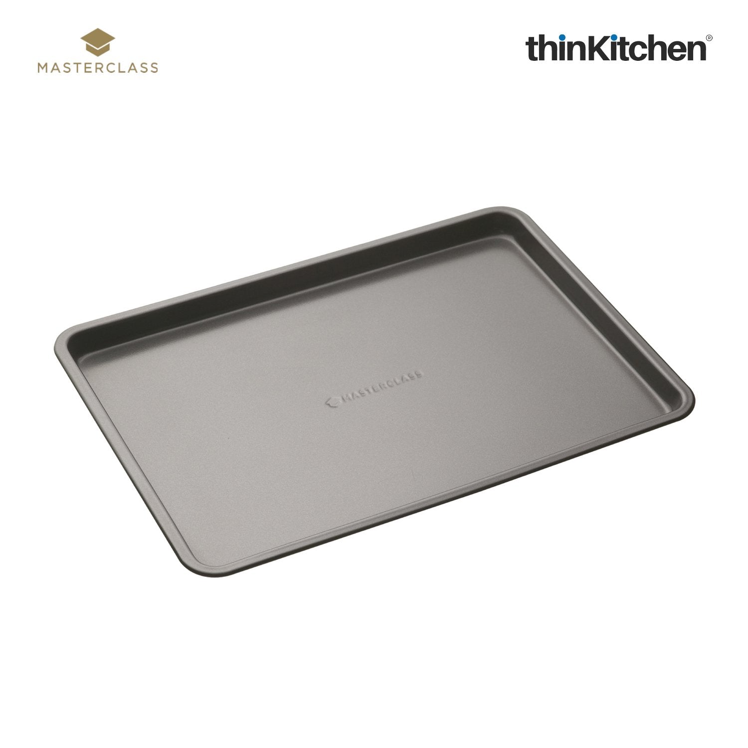 Masterclass Baker's Combo: Non-Stick 2-in-1 Divided Crisping Tray / Ridged Baking Tray x Double Layered Baking Sheet - 11