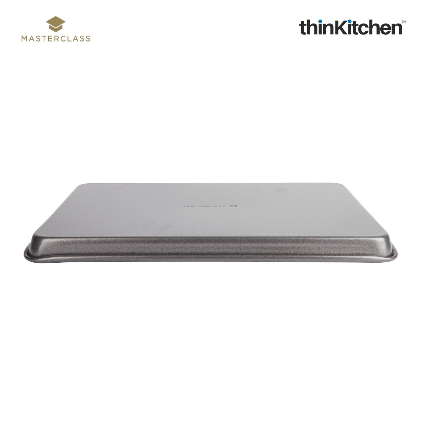 Masterclass Baker's Combo: Non-Stick 2-in-1 Divided Crisping Tray / Ridged Baking Tray x Double Layered Baking Sheet