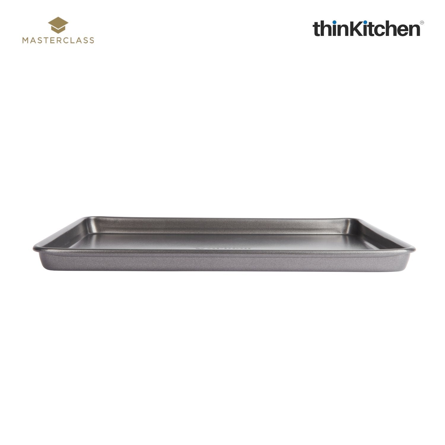 Masterclass Baker's Combo: Non-Stick 2-in-1 Divided Crisping Tray / Ridged Baking Tray x Double Layered Baking Sheet - 13