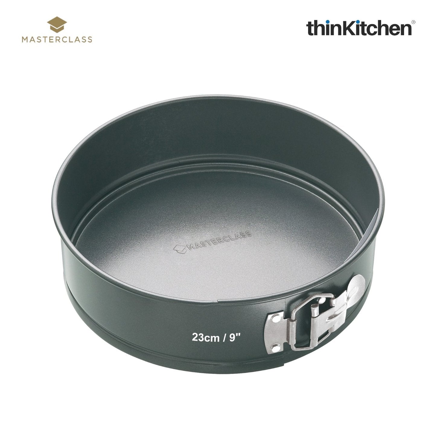 KitchenCraft Non-Stick 20cm and 23cm Spring Form Pans x Tempered Stainless Steel Large Palette Knife combo set