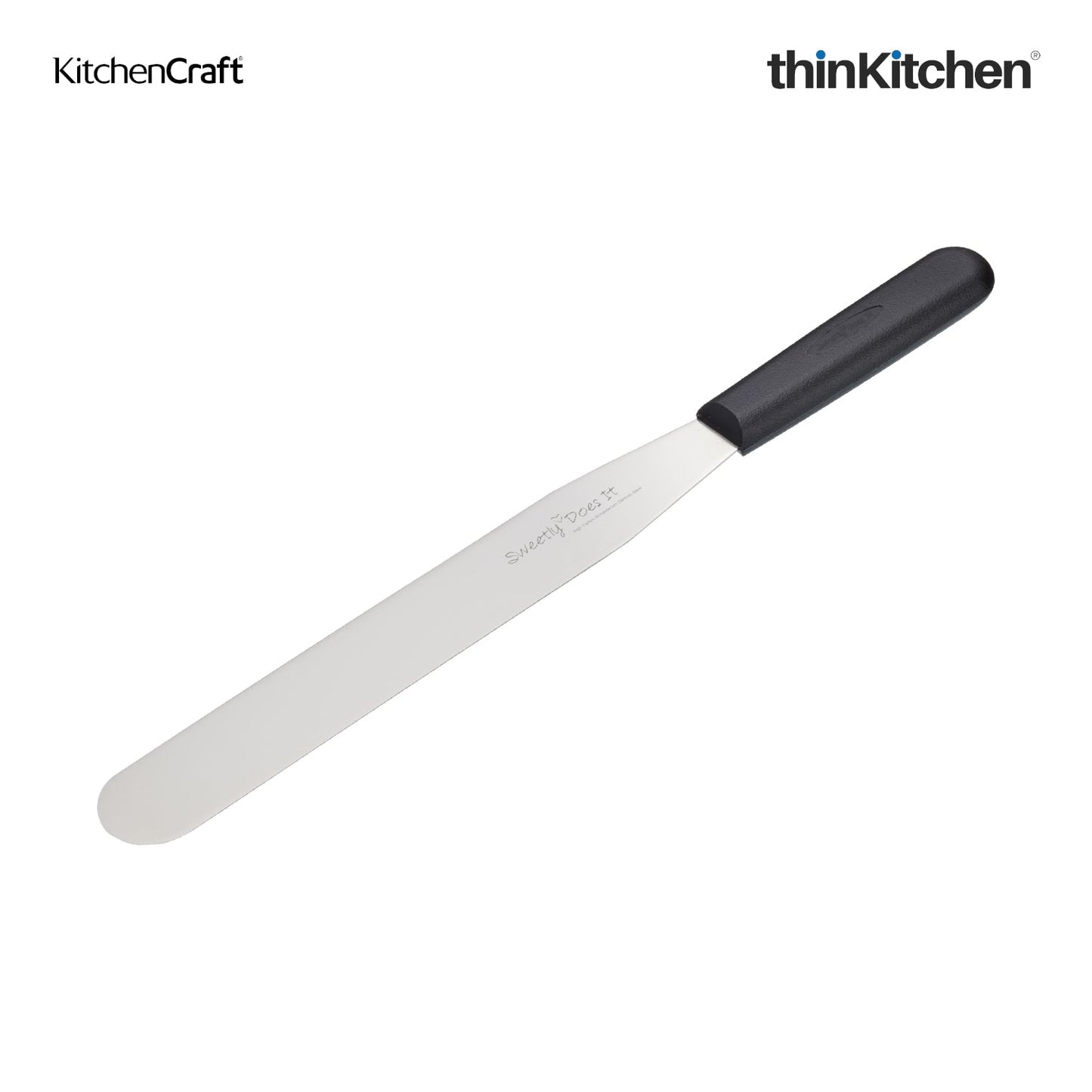 KitchenCraft Non-Stick 20cm and 23cm Spring Form Pans x Tempered Stainless Steel Large Palette Knife combo set