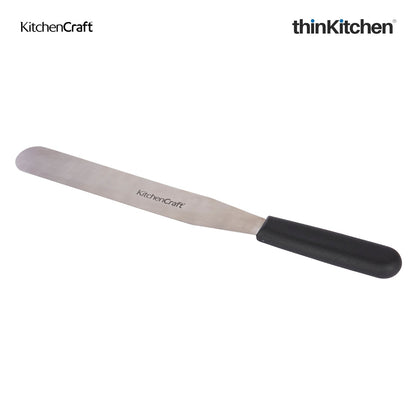 KitchenCraft Non-Stick 20cm and 23cm Spring Form Pans x Tempered Stainless Steel Large Palette Knife combo set