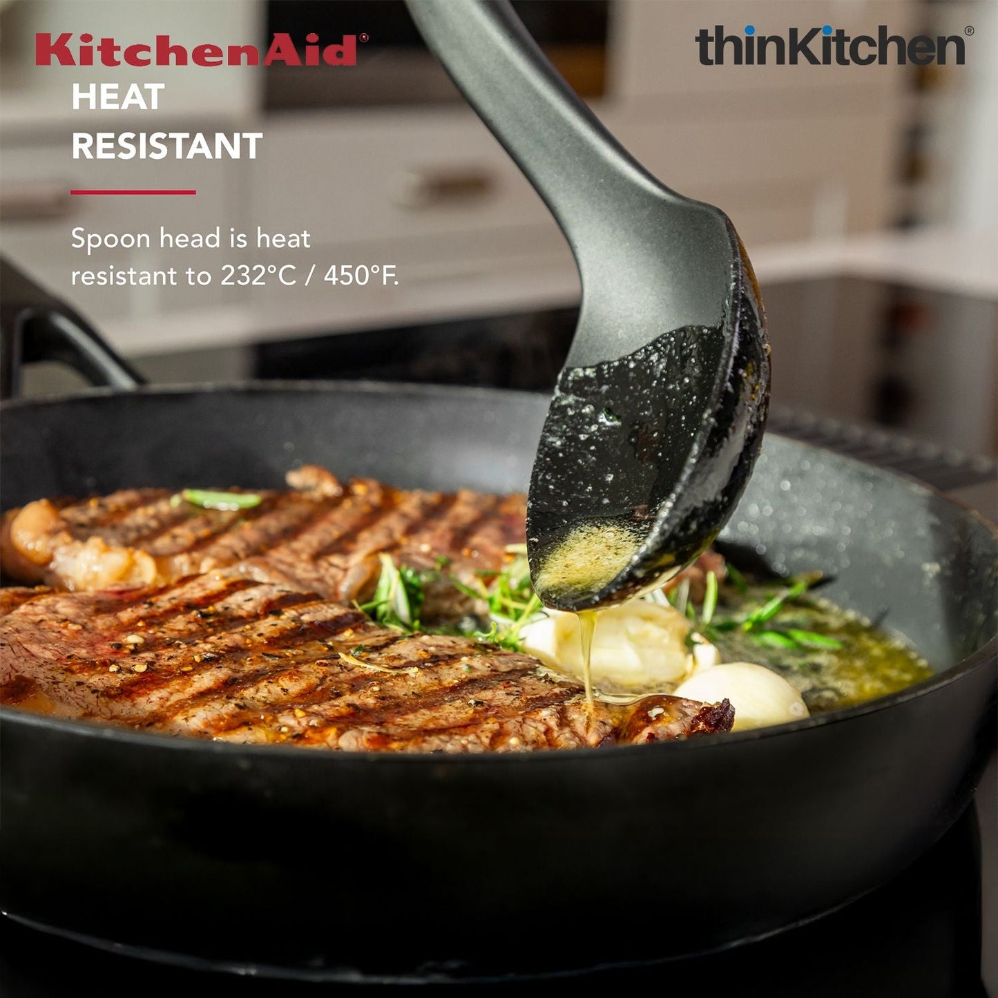 KitchenAid Birchwood Baking Set x KitchenCraft 11 pc Fluted Cutters With Metal Storage Tin Combo Set