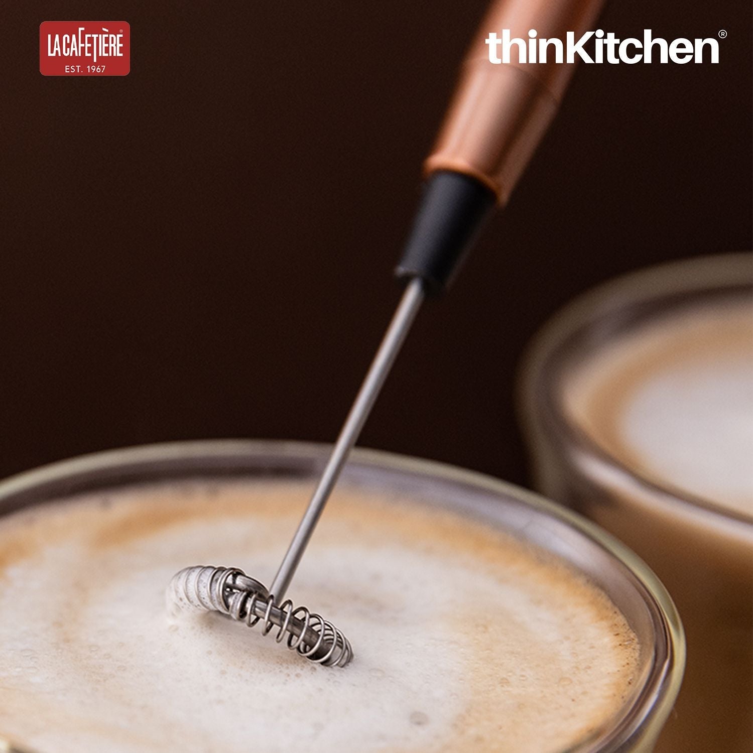 La Cafetiere Handheld Coffee Frother - 3