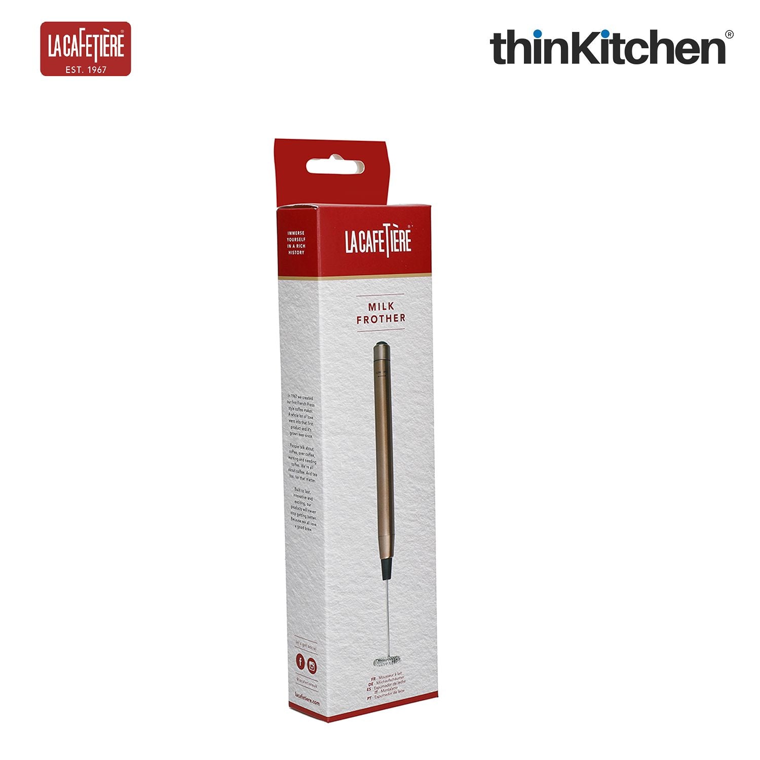 La Cafetiere Handheld Coffee Frother - 5