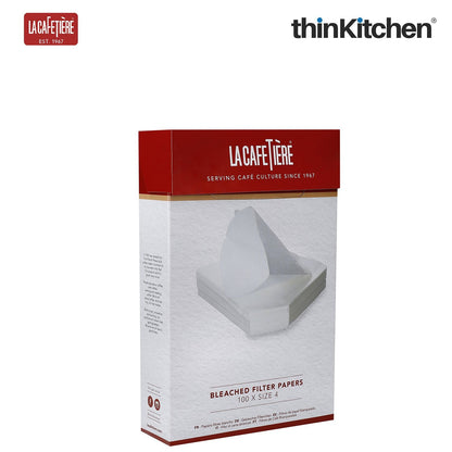 La Cafetiere Bleached Coffee Filter Papers