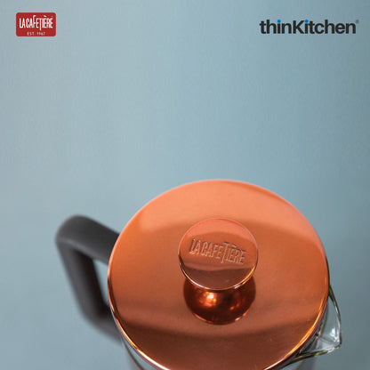 La Cafetiere La Cafetiï¿½re - Pisa La Cafetiï¿½re Pisa Stainless Steel Cafetiï¿½re, Three Cup, Copper, Gift Boxed