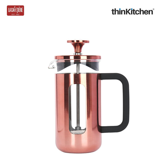 La Cafetiere La Cafetiï¿½re - Pisa La Cafetiï¿½re Pisa Stainless Steel Cafetiï¿½re, Three Cup, Copper, Gift Boxed