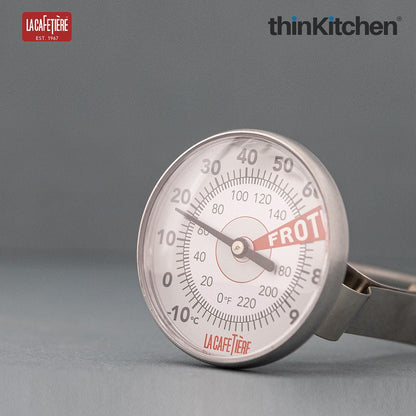 La Cafetiere Stainless Steel Milk Thermometer