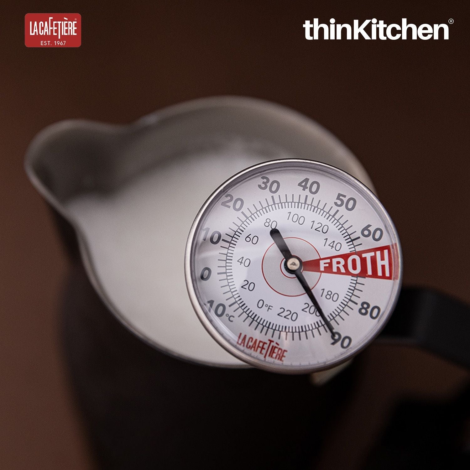 La Cafetiere Stainless Steel Milk Thermometer - 2