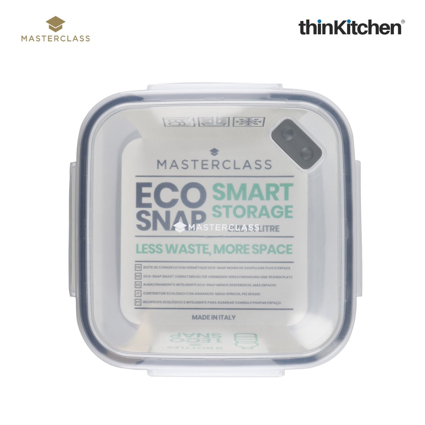 MasterClass Recycled Eco Snap Food Storage Container (Square x Rectangle)