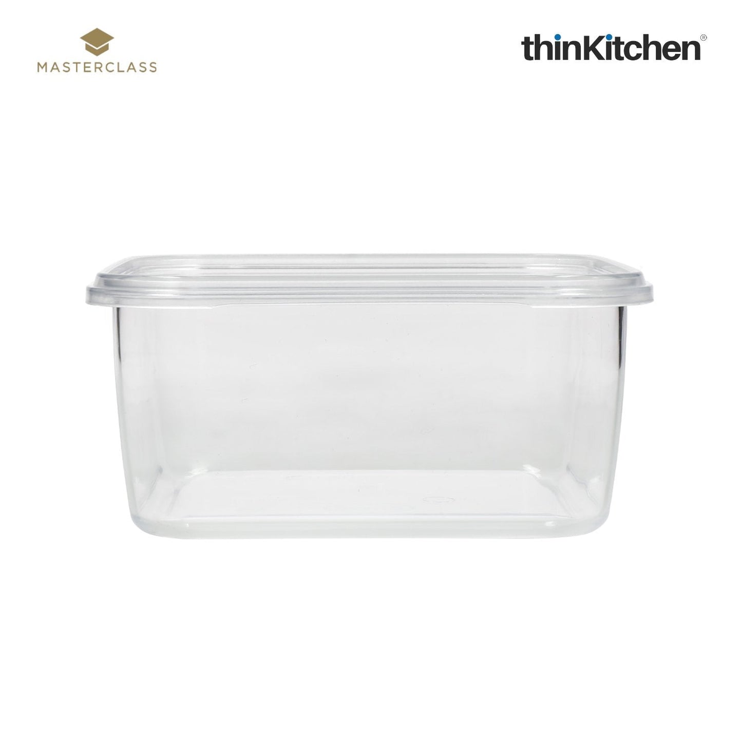 MasterClass Recycled Eco Snap Food Storage Container (Square x Rectangle)
