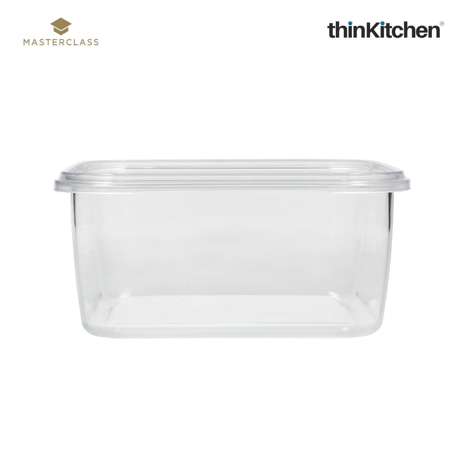 MasterClass Recycled Eco Snap Food Storage Container (Square x Rectangle) - 11