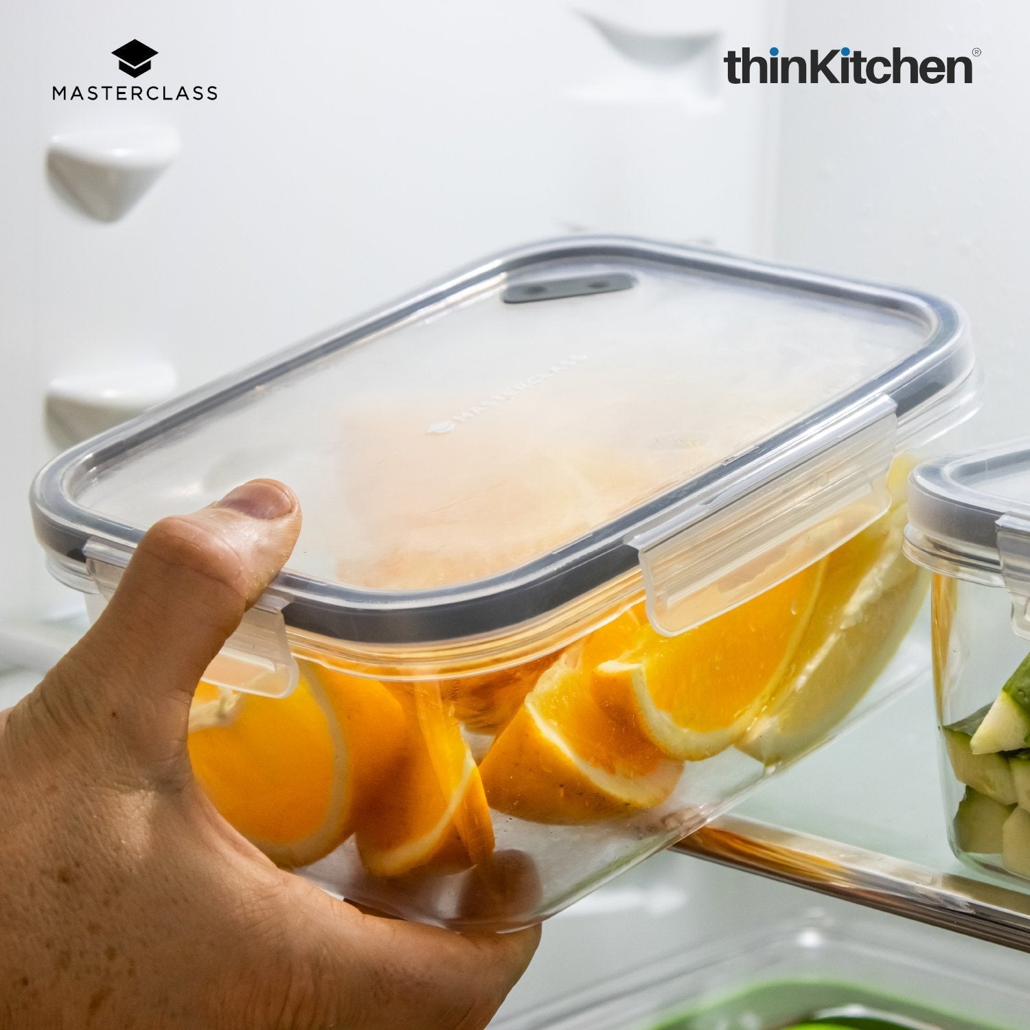 MasterClass Recycled Eco Snap Food Storage Container (Sq. x Rect.) - 10