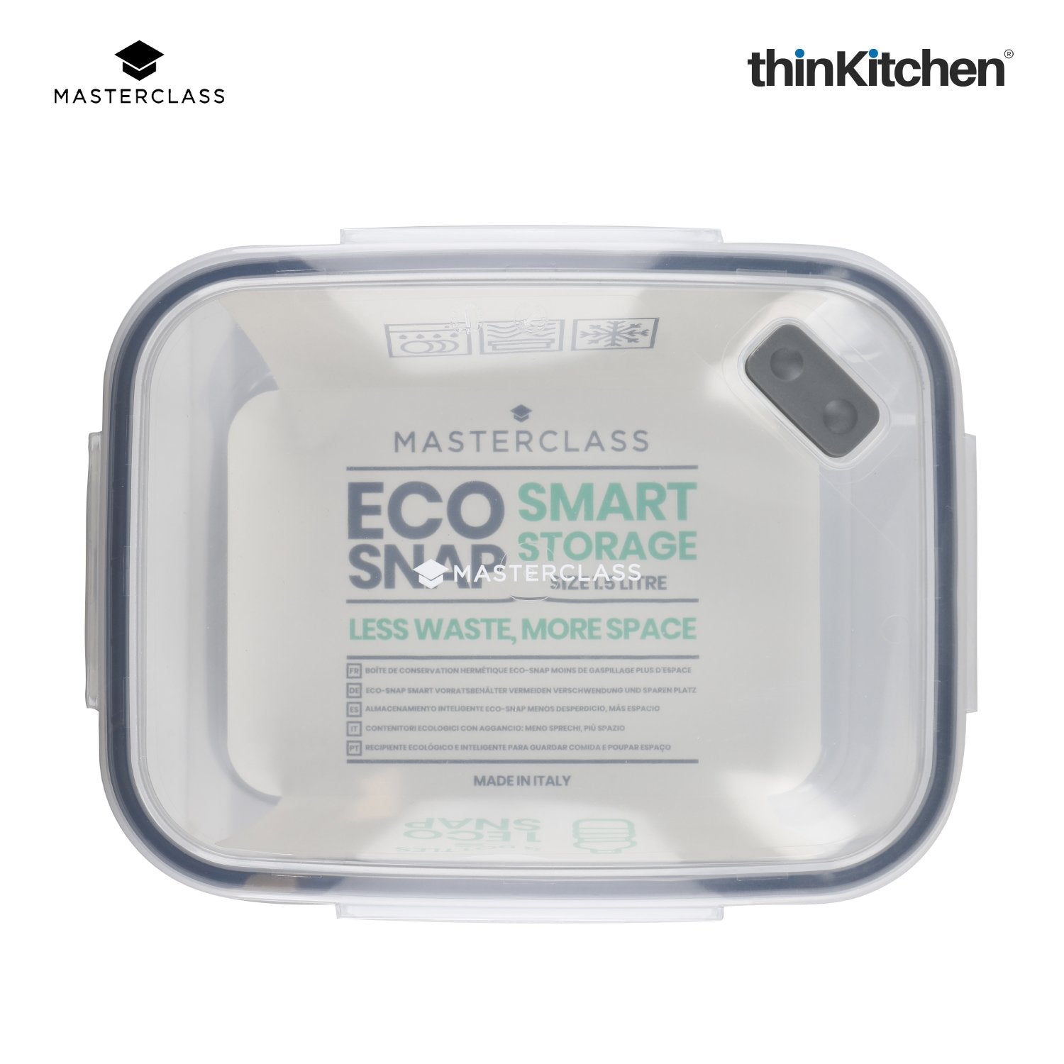 MasterClass Recycled Eco Snap Food Storage Container (Sq. x Rect.) - 11