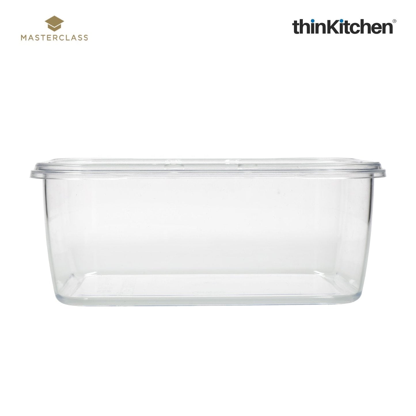 MasterClass Recycled Eco Snap Food Storage Container (Sq. x Rect.)