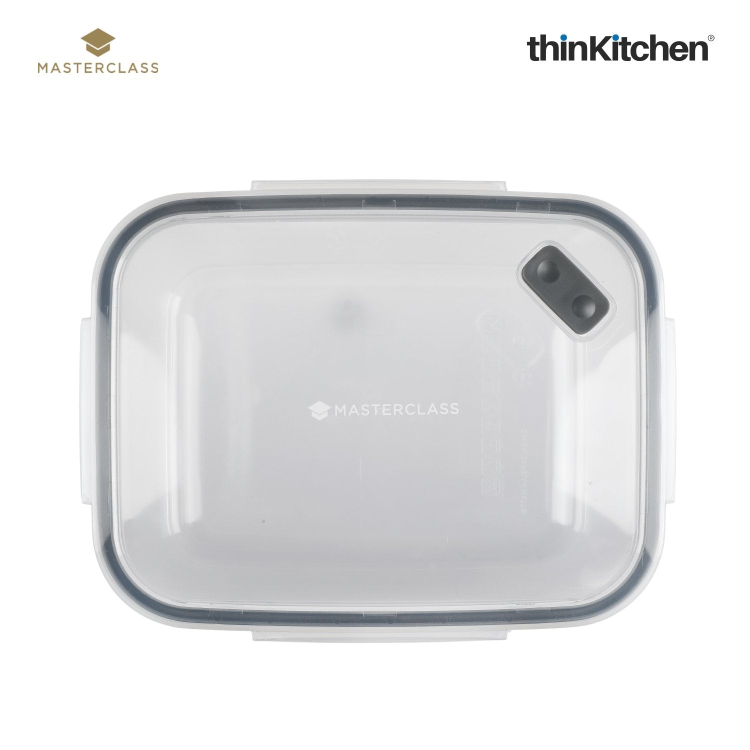 MasterClass Recycled Eco Snap Food Storage Container (Sq. x Rect.) - 8