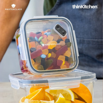 MasterClass Recycled Eco Snap Food Storage Container (Square x Rectangle)