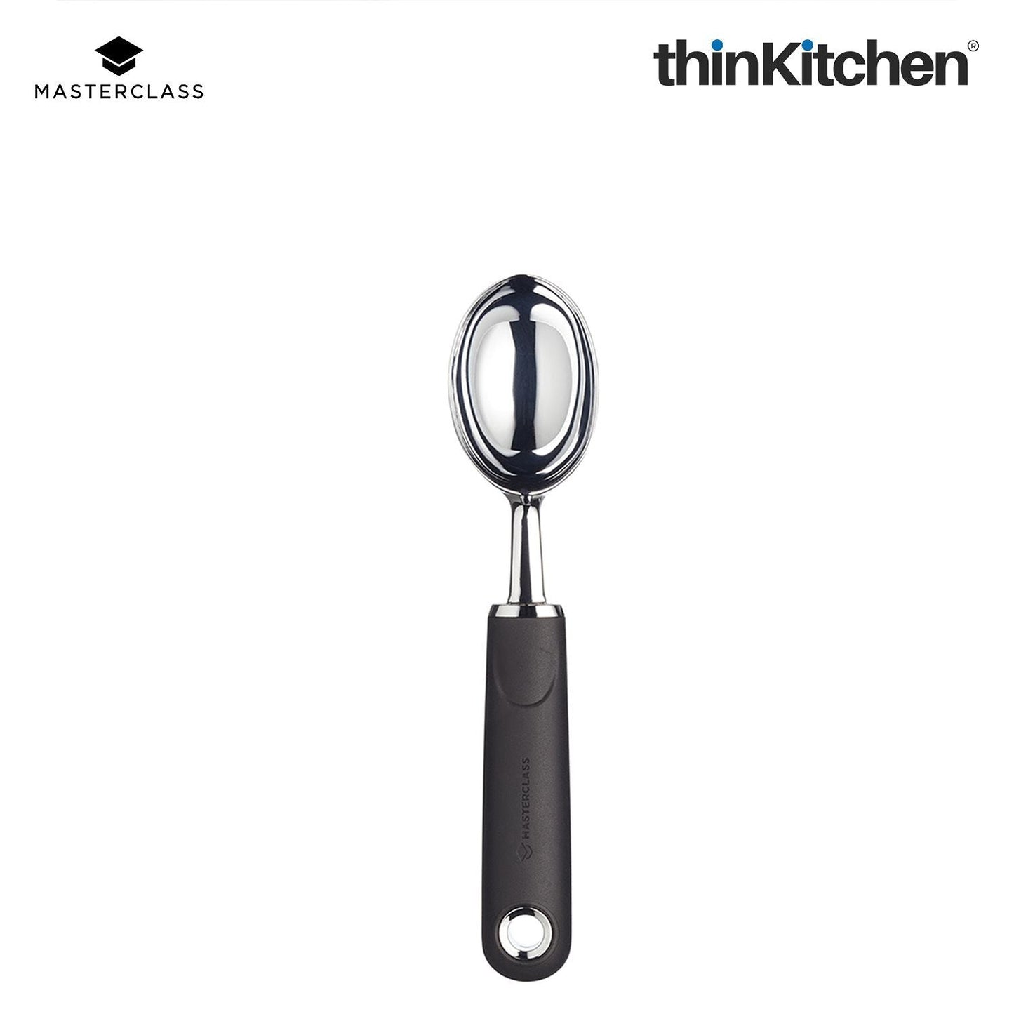 MasterClass Soft Grip Stainless Steel Ice Cream Scoop