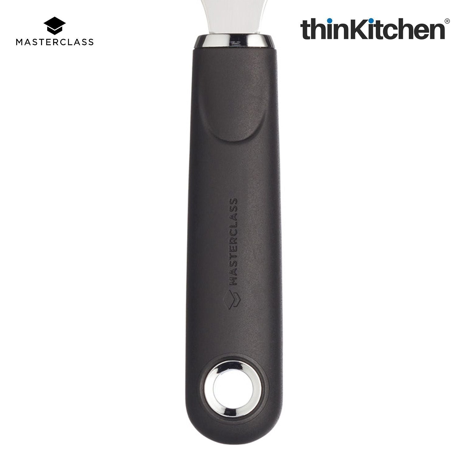 MasterClass Soft Grip Stainless Steel Ice Cream Scoop - 7