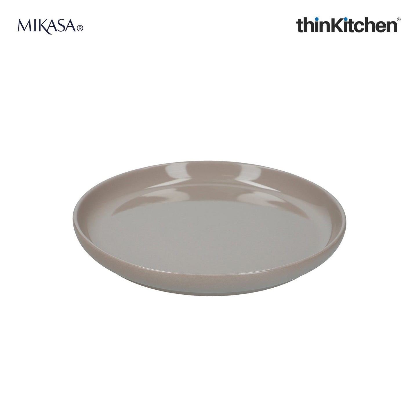 Mikasa Serenity Dining Set: Ceramic 24.5cm Dinner Plate x 15cm Ceramic Bowl, Pink