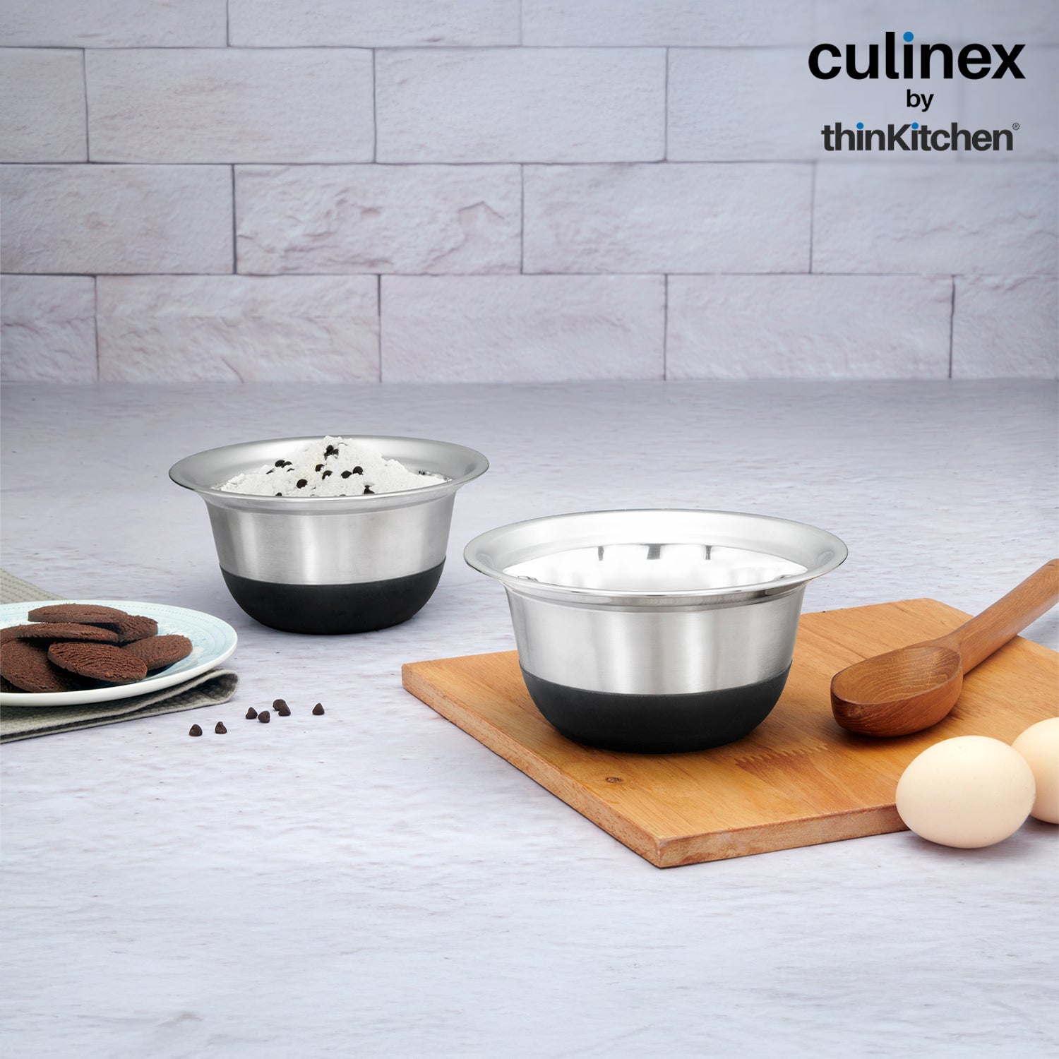 Culinex by thinKitchen| 18/8 Stainless Steel 2.5 QT Mixing Bowl - 1