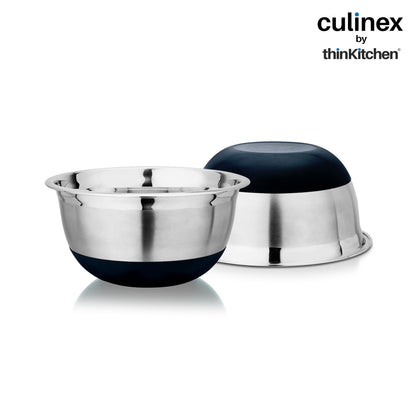 Culinex by thinKitchen| 18/8 Stainless Steel Mixing Bowl Set of 2