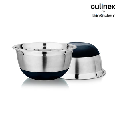 Culinex by thinKitchen| 18/8 Stainless Steel 4 QT Mixing Bowl