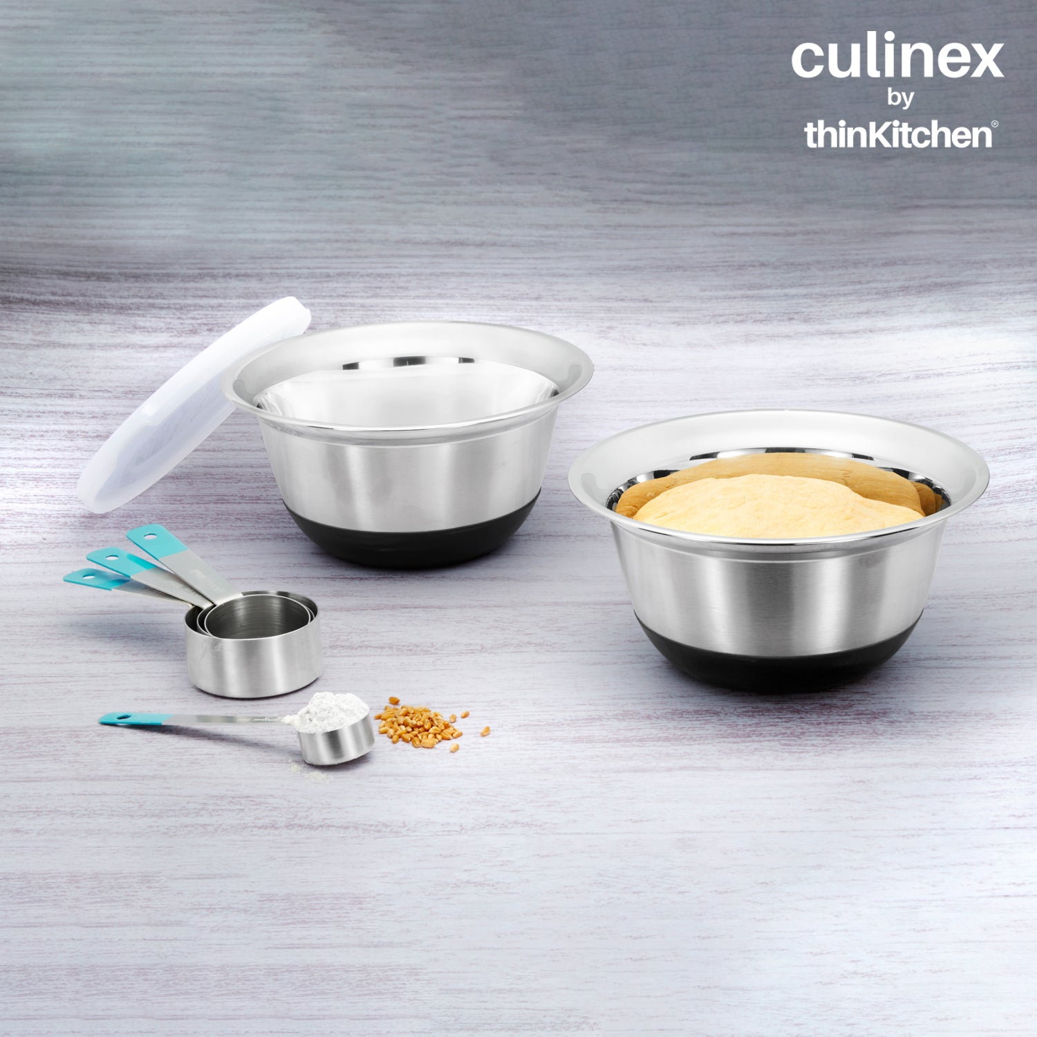 Culinex by thinKitchen| 18/8 Stainless Steel 4 QT Mixing Bowl - 1