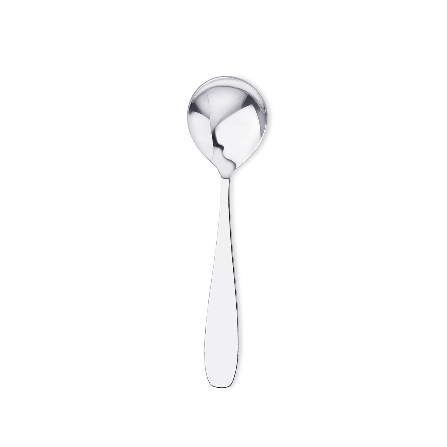 Deluxe Oval Spoon | SS 430 Stainless Steel, 241mm | Dishwasher Safe, Recyclable, Set of 2 - 1