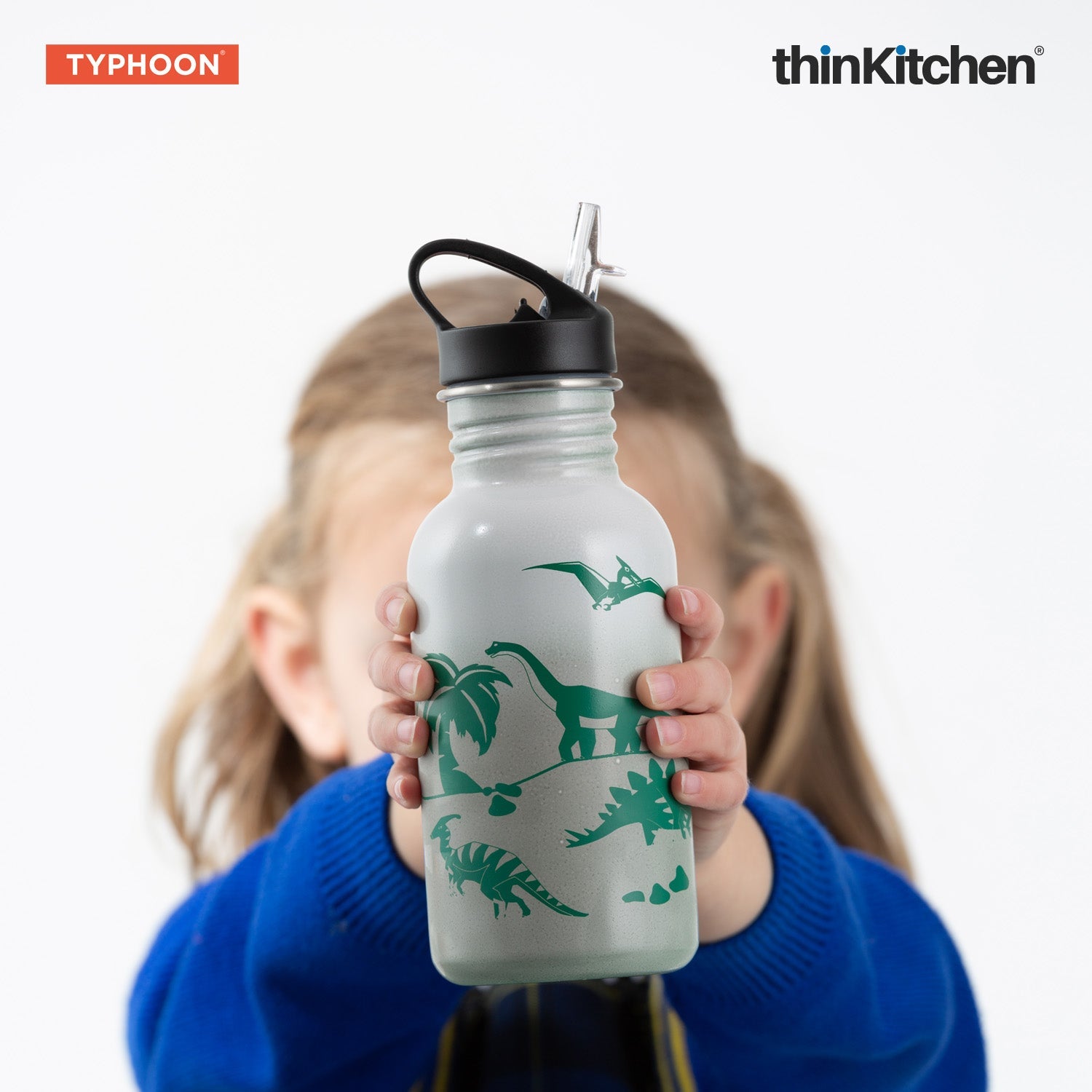 Combo Set of Zoku Bento Kids Lunch Box and Typhoon Pure Color-change Dinosaur Bottle - 11