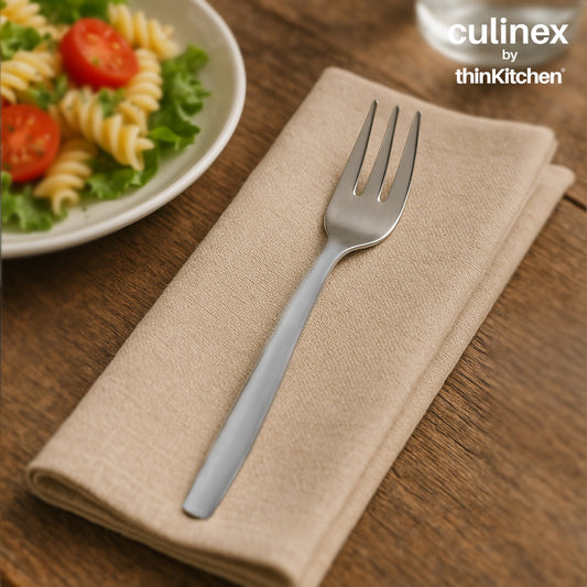 Culinex by thinKitchen|Queen Stainless Steel Cake Fork,  Set of 6