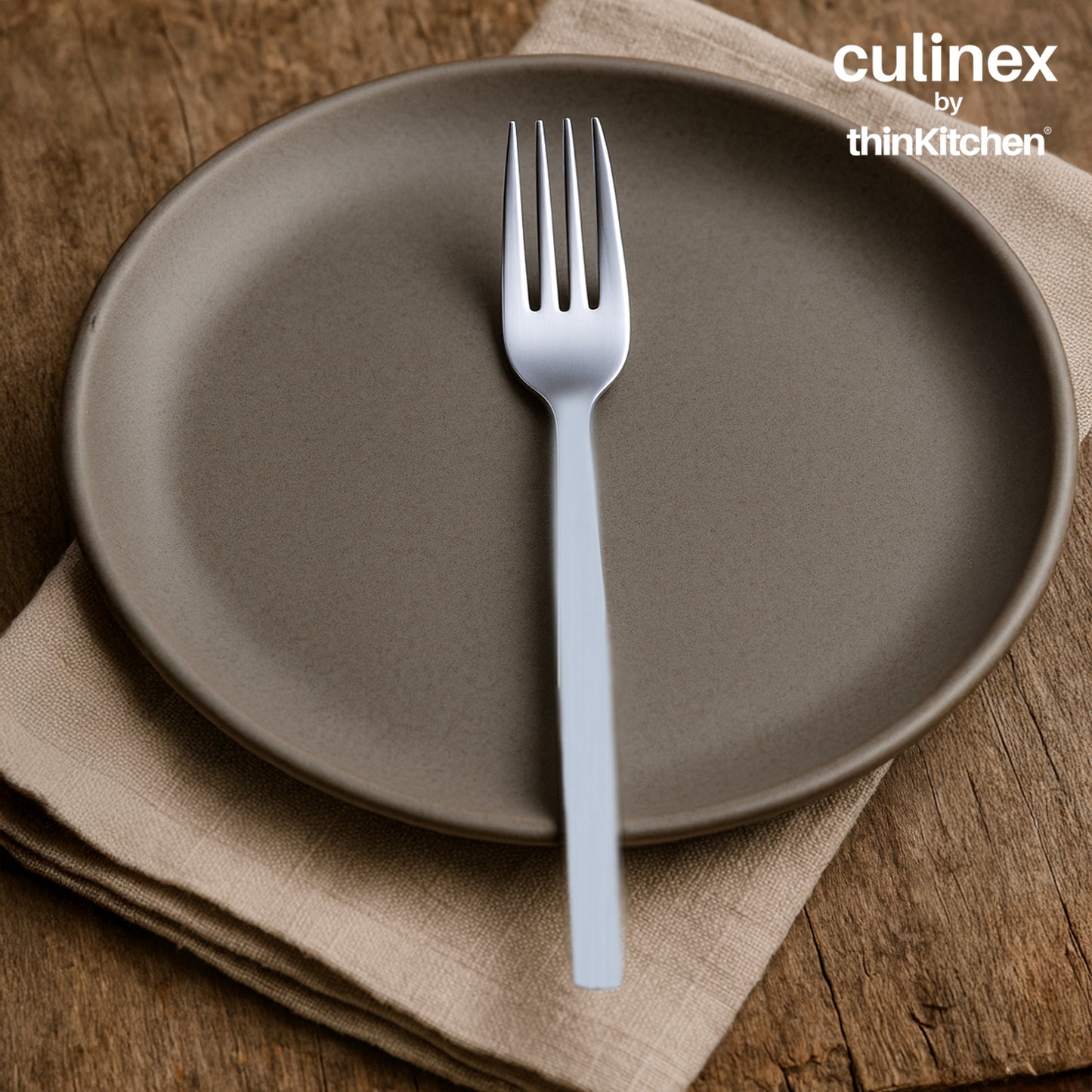 Culinex by thinKitchen|Queen Stainless Steel Dinner Fork,  Set of 6