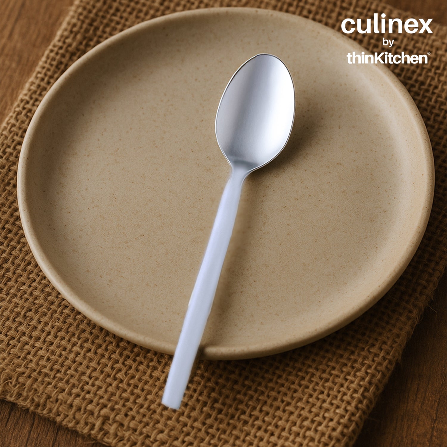 Culinex by thinKitchen|Queen Stainless Steel Soup Spoon,  Set of 6 - 1