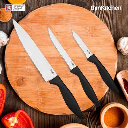 Richardson Sheffield Laser Cuisine Stainless Steel Starter Set Set of 3