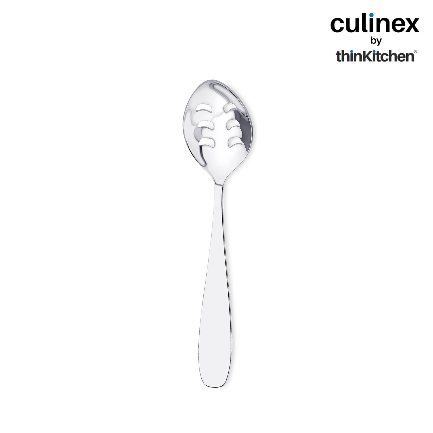 Culinex by thinKitchen|Deluxe Stainless Steel Slotted Spoon, Set of 2