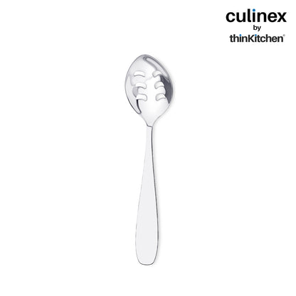 Culinex by thinKitchen|Deluxe Stainless Steel Slotted Spoon, Set of 2