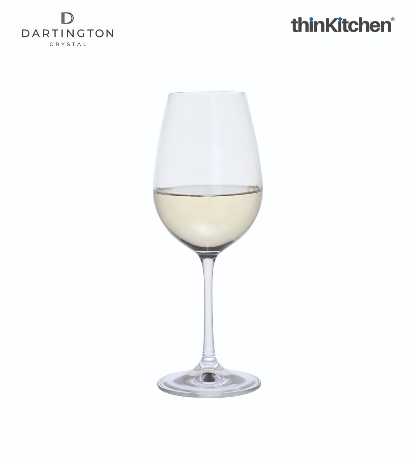 Dartington Crystal White Wine Glasses Set of 6 - 2