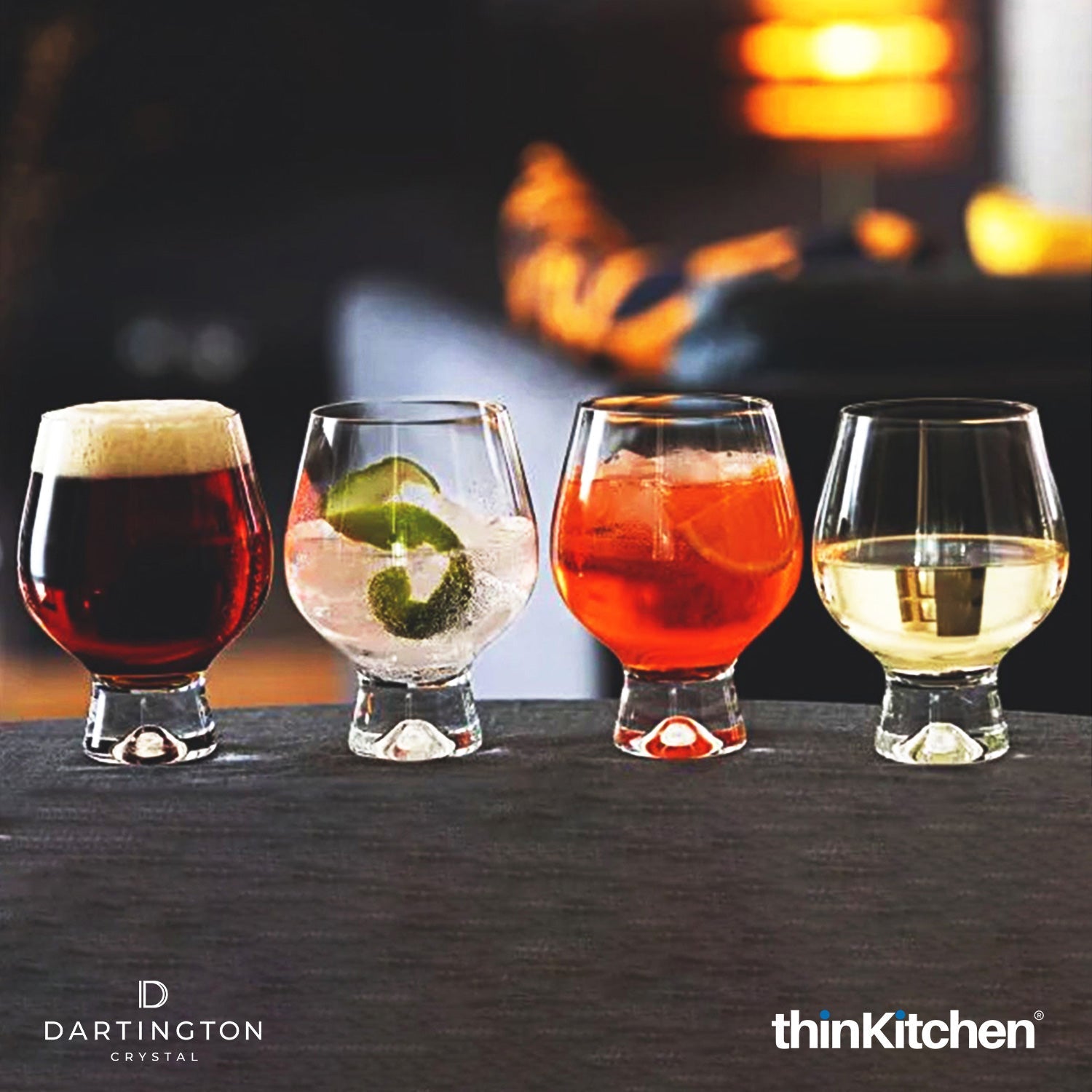 Dartington Flexi Multi Use Glass 4 Pack - 1