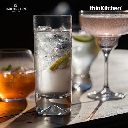 Dartington Crystal Dimple Highball Glass Set Of 2