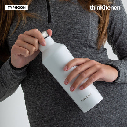 Typhoon Pure Single Wall Bottle White 800ml