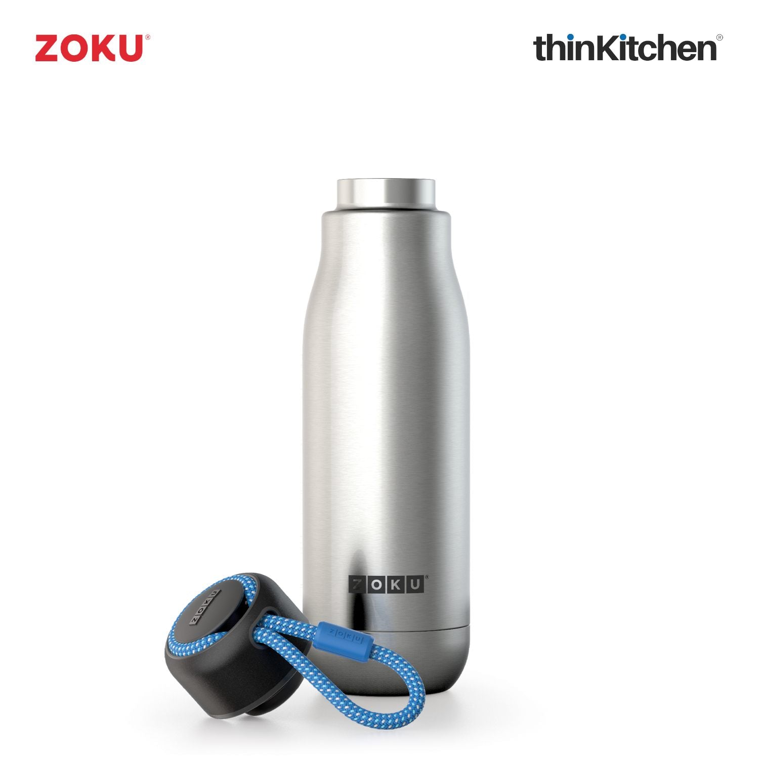 Zoku Silver Vaccum Insulated Stainless Steel Bottle - 5