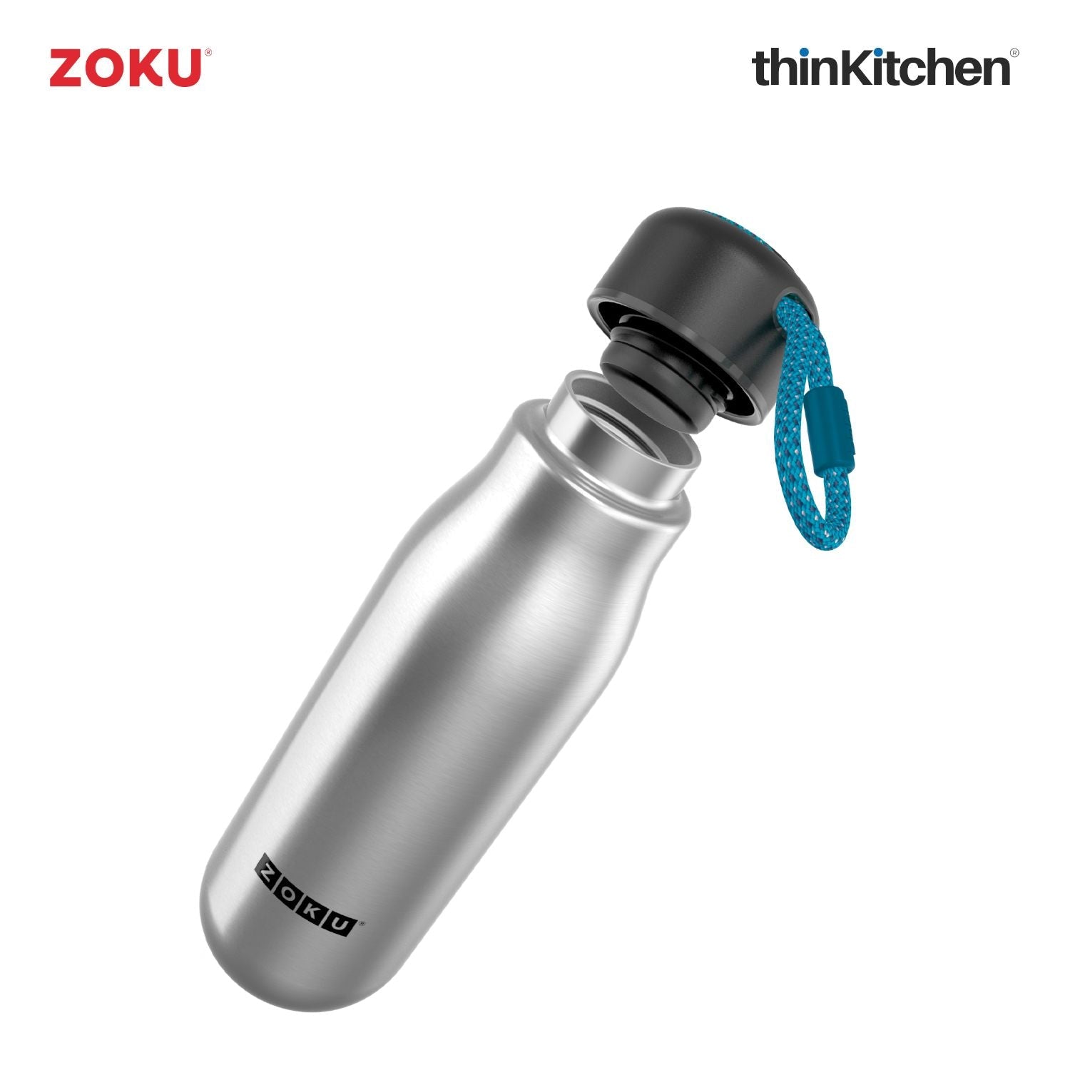 Zoku Silver Vaccum Insulated Stainless Steel Bottle - 7